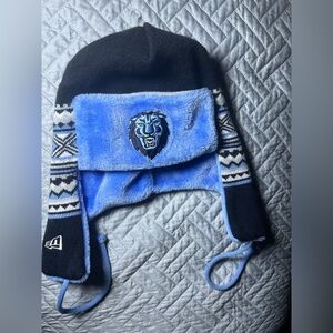 New Era Detroit Lions Knit Trapper Hat